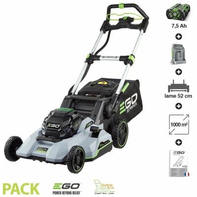 Tondeuse &agrave; gazon tract&eacute;e double lame 52 cm batterie 7,5Ah chargeur rapide inclus LM2135E-SP