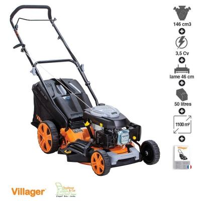 Tondeuse thermique mulching 146cc 4 en 1 coupe 46cm Prime 4011T