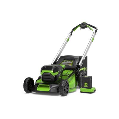 Greenworks GD60LM51SPK4 - Tondeuse &agrave; gazon autotract&eacute;e &agrave; batterie - 60V/4Ah - Coupe 51 cm