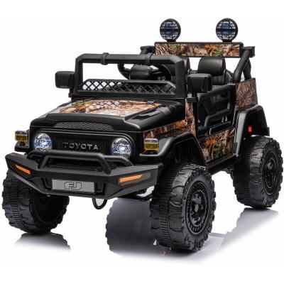 Voiture &eacute;lectrique pour enfants Toyota FJ Cruiser 12 volts - noir militaire