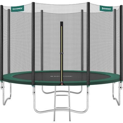 Trampoline SONGMICS Ext&eacute;rieur 366 cm - Jardin Noir et Vert STR12GNV1