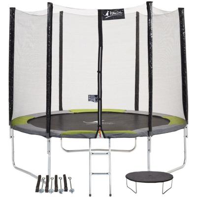Trampoline rond &Oslash;300cm avec filet, &eacute;chelle, b&acirc;che et kit ancrage - RALLI 300
