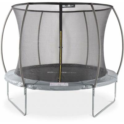 Trampoline Rond &Oslash; 305cm Gris Avec Filet De Protection Int&eacute;rieur - Mars Inner - Nouveau Mod&egrave;le -
