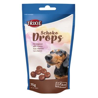 Schoko Drops, Chocolat, Vitamin&eacute;s 75 GR Trixie
