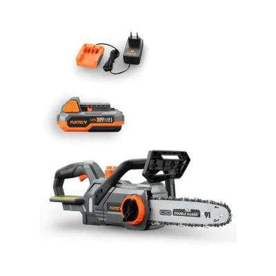 Tron&ccedil;onneuse &agrave; batterie 20V FUXTEC FX-E1KS20 - Set avec batterie 2Ah et chargeur 1A