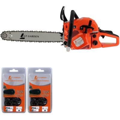Tron&ccedil;onneuse thermique 62 cm3, 3.5 CV, guide 45 cm, 2 cha&icirc;nes