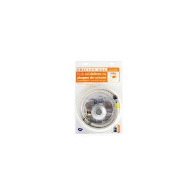 Tuyau de Gaz Butane GAZINOX Basic BP 1,5m + d&eacute;tendeur