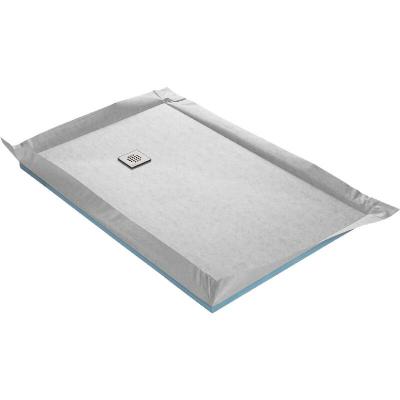 Receveur de douche &agrave; carreler ultra plat 120 x 120 cm x 22 mm RC120SLIM