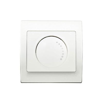 SIEMENS - Va et Vient Variateur 500W Blanc Delta Iris + Plaque basic Blanc