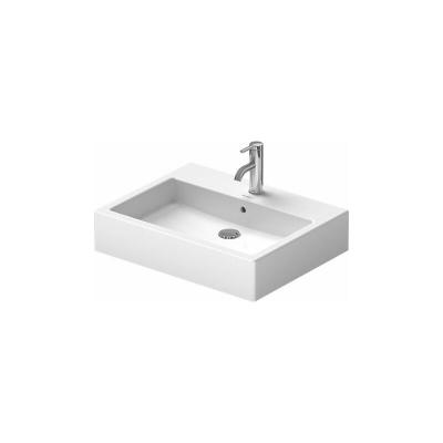 Duravit Vero Vasque &agrave; poser 50x47 cm, ferm&eacute;e, avec trop-plein, blanc
