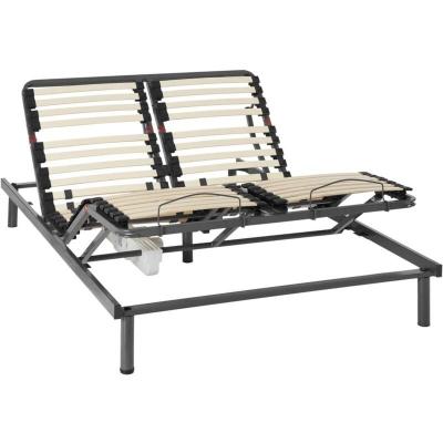 Sommier &eacute;lectrique de relaxation 5 plans de couchage - 140x200 cm - moteur okin