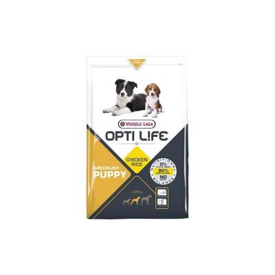 Croquettes opti life pour chiot de taille moyenne sac 2,5 kg