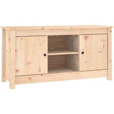 Vidaxl meuble tv 103x36,5x52 cm bois de pin massif