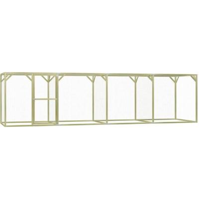 Vidaxl - Poulailler 1,5x6x1,5 m Pin&egrave;de impr&eacute;gn&eacute;e n/a
