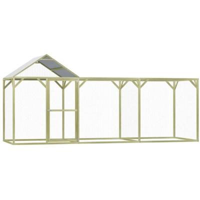 Vidaxl - Poulailler 4,5x1,5x2 m Pin&egrave;de impr&eacute;gn&eacute;e n/a