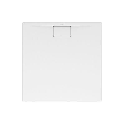 Villeroy&boch - Receveurs de douche carr&eacute;s, 900 x 15 x 17 mm, Carr&eacute;, MetalRim Blanc