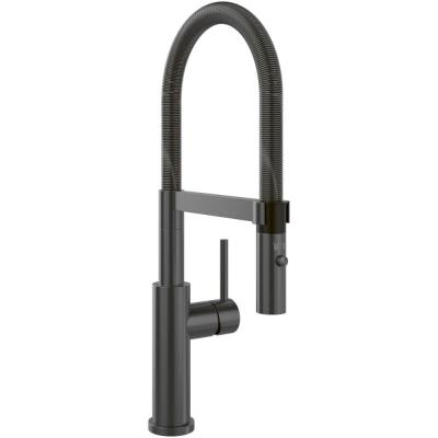 Robinet cuisine Steel expert 2.0, anthracite, Sans nettoyant