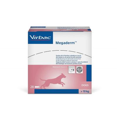 Virbac Megaderm - Chien &agrave; partir de 10 kg/ 28 sachets Par 3 unit&eacute;s