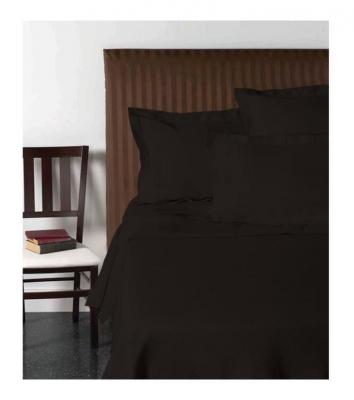 VISION - Drap Plat 270 x 300 cm - Coloris: Blanc - 100% Coton : 57 Fils