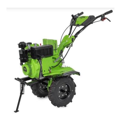 Motoculteur Diesel Moteur 7 CV 246 cm3 Motobineuse avec fraises et butteur D&eacute;marrage &eacute;lectrique VITO 