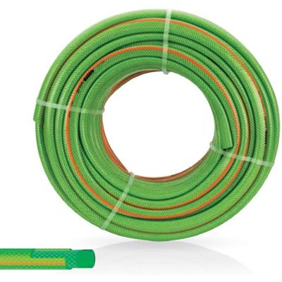 Tuyau arrosage tress&eacute; 50 m&egrave;tres &Oslash; 19 mm 3/4 Pression 20 bar Souple haute r&eacute;sistance