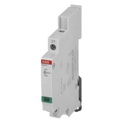Voyant modulaire vert 230V ABB Largeur &frac12; module. Tension : 115-250V. Couleur : Vert.