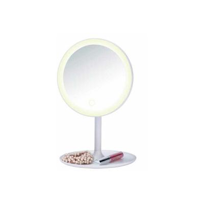 Miroir led maquillage sur pied, Miroir Rond &oslash; 18 cm, Turro - Wenko