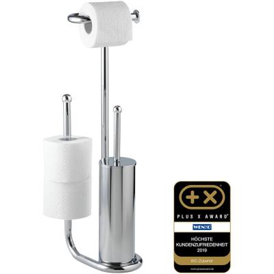 Combin&eacute; WC Universalo - Chrom&eacute; - Accessoire de salle de bain