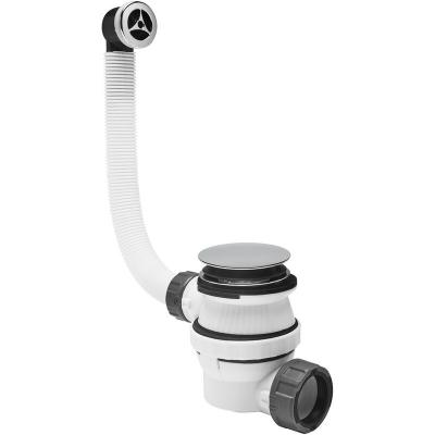 Wirquin siphon de lavabo xs pure quick clac avec trop plein