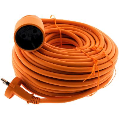 Prolongateur 16A HO5VV-F 2x 1,5 2P sans terre Orange 25m - Zenitech