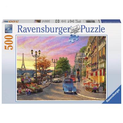 Puzzle 500 pi&egrave;ces Ravensburger Promenade &agrave; Paris