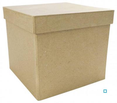 Bo&icirc;te carr&eacute;e 16 x 16 cm &agrave; d&eacute;corer - D&eacute;copatch - couleur variant