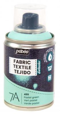 Peinture textile en bombe - 100 ml Vert Pastel