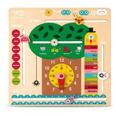 Cayro Learning Calendar Wooden Game Dor&eacute;