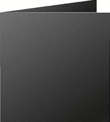 Clairefontaine Paquet de 25 cartes pli&eacute;es Pollen 135x135mm 210g/m&sup2; - Noir - Lot de 2
