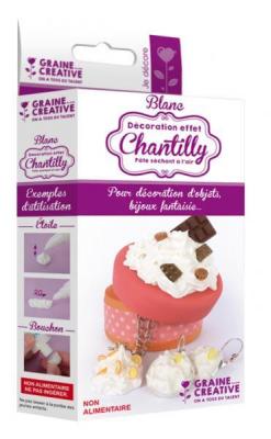 Fausse Chantilly DTM - Blanche - 50 g - DTM - couleur variant
