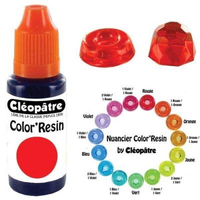 Cl&eacute;op&acirc;tre - COL15-12 - Color'Resin - Colorant R&eacute;sines Rouge - 15g