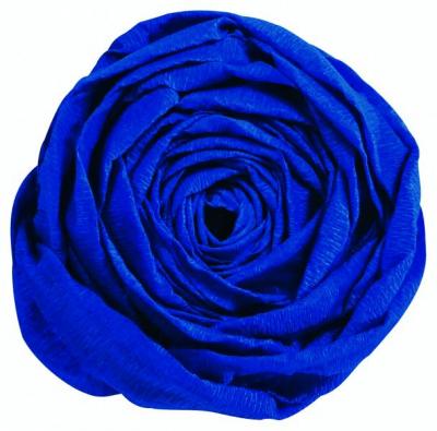 Papier cr&eacute;pon Bleu roi 2,50 m x 0,50 m