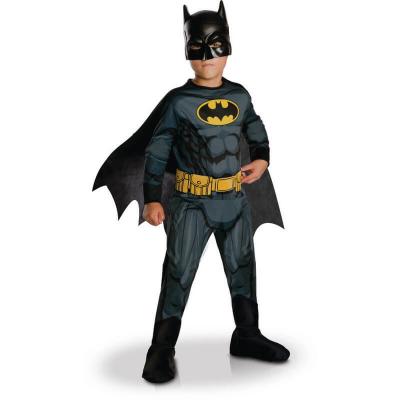 Deguisement - Batman - Batman Noir Et Jaune - Taille L (7-8 Ans)