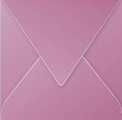 Enveloppes pollen 14x14 rose hortensia - x20