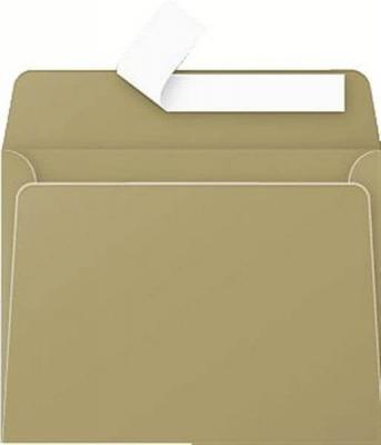 Clairefontaine Enveloppe 120g 90x140 Or Pqt 20 Avec Bande De Protection