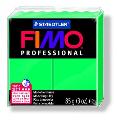 P&acirc;te Fimo Professional Vert pur 500 - 85 gr - Fimo - couleur variant