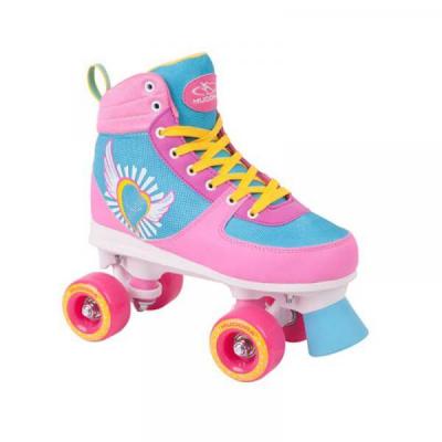Hudora Skate Wonders - Patin &agrave; roulettes rose - Taille 35/36
