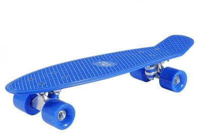 Hudora 12137 - skateboard retro bleu ciel