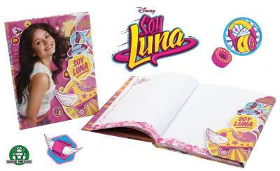 Journal intime avec fermeture magn&eacute;tique en pr&eacute;sentoir Soy Luna