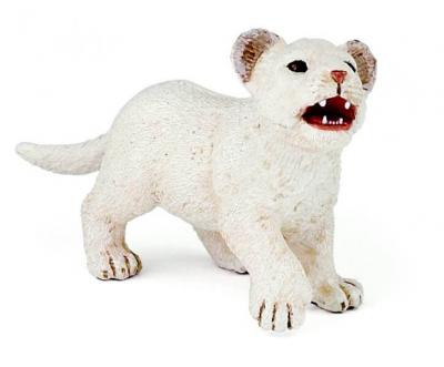 Papo - 50076 - Lionceau blanc 7 cm X 4 cm