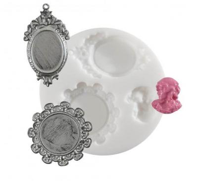 Moule en silicone (mini) - Cam&eacute;e et visage - DTM