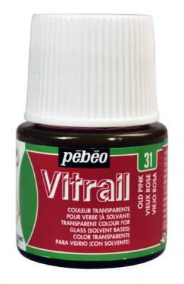 P&eacute;b&eacute;o 050031 Vitrail 1 Flacon Vieux Rose 45 ML