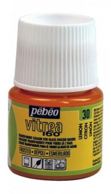 Pebeo 160 Vitrea Flacon de peinture sur verre glac&eacute; Citron 45 ml
