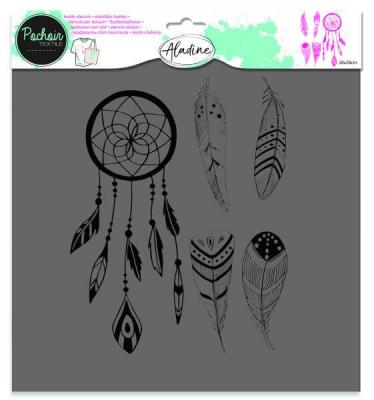 Pochoir textile en Plastique - Attrape-r&ecirc;ves - Entre 9,5 et 20 cm